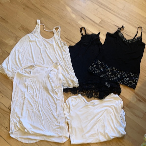 Tops - 5 tunic length camis